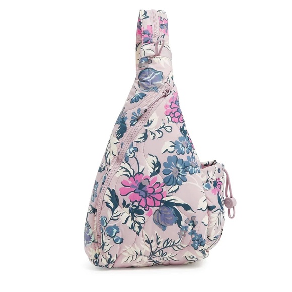 Vera Bradley Handbags - Vera Bradley Featherweight Sling Backpack Fresh Cut Floral Lavender NWT